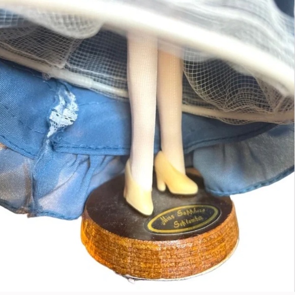 Bradley big eyed doll Miss Sapphire September- new with tags - Picture 6 of 7